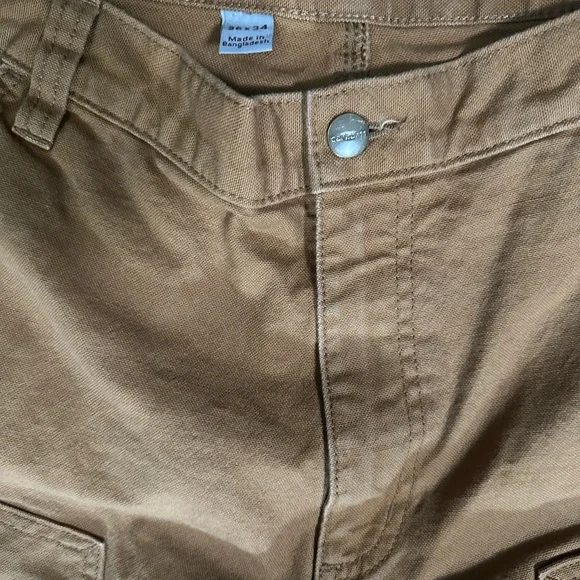 Carhartt Men's Brown Cargo Pants, 36x34 - Picture 4 of 4